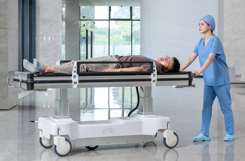 cama eléctrica para traslado de pacientes