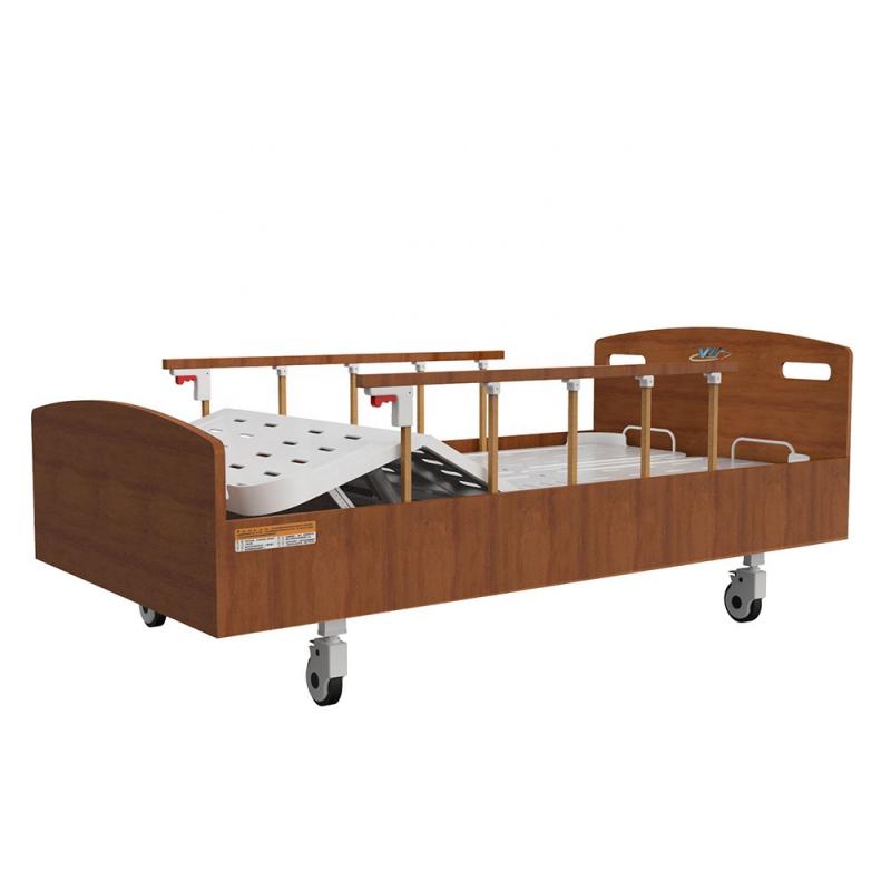 Electric patient bed for patient nursing